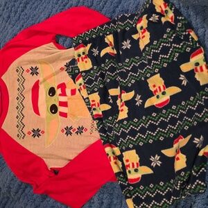 Star Wars Grogu Mandolorian Pajamas